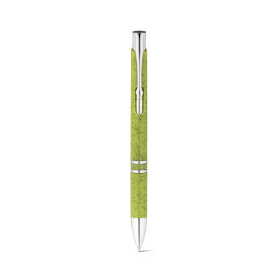 BETA WHEAT. Straw fibre and ABS ball pen with clip